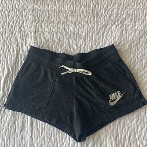 Charcoal Grey Nike Cloth Drawstring Shorts